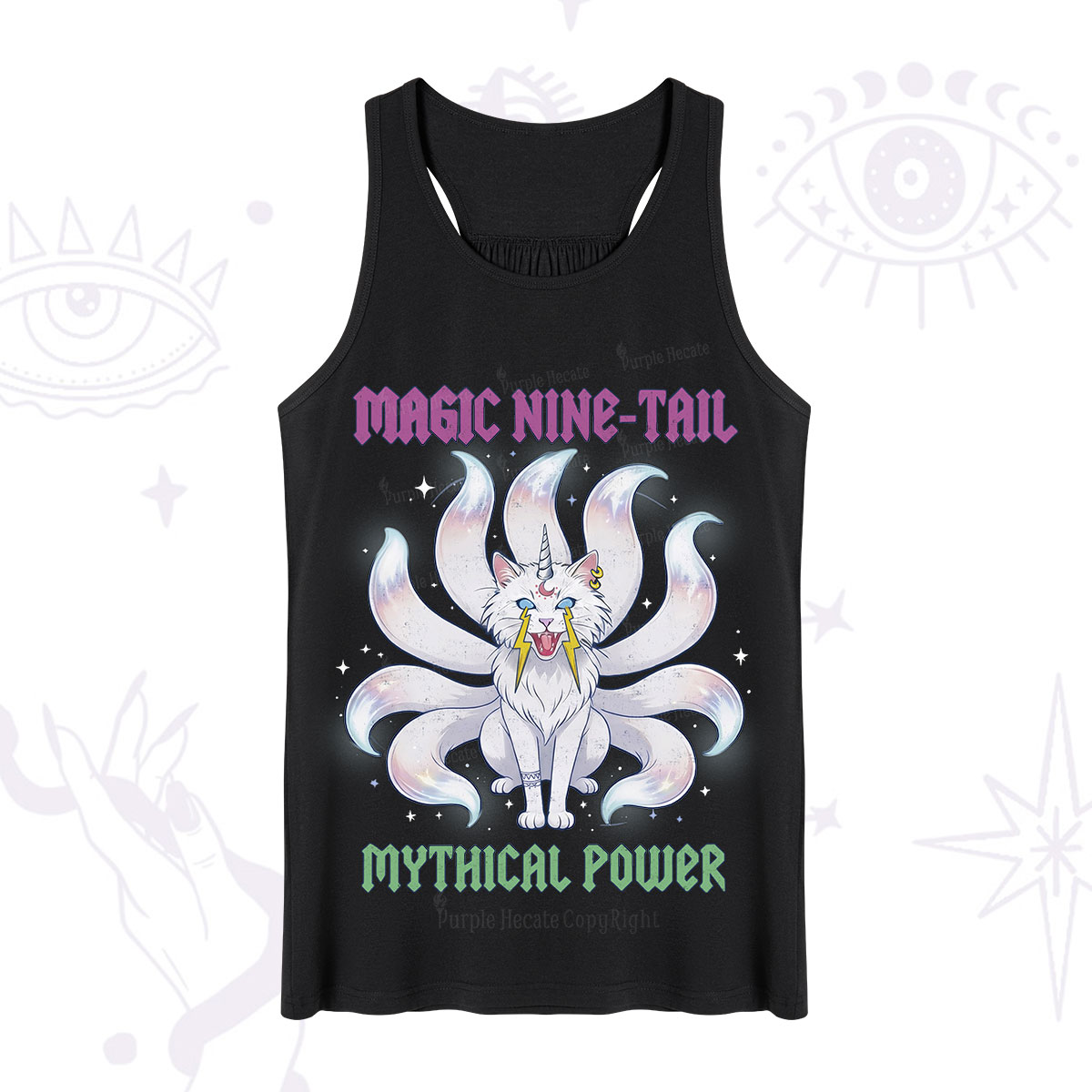 Purplehecate Magic Nine Tail Cat Tank