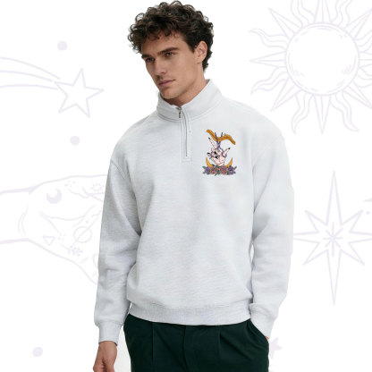 Purplehecate The Hair Magician Tarot Zip Fleece Sweatshirt