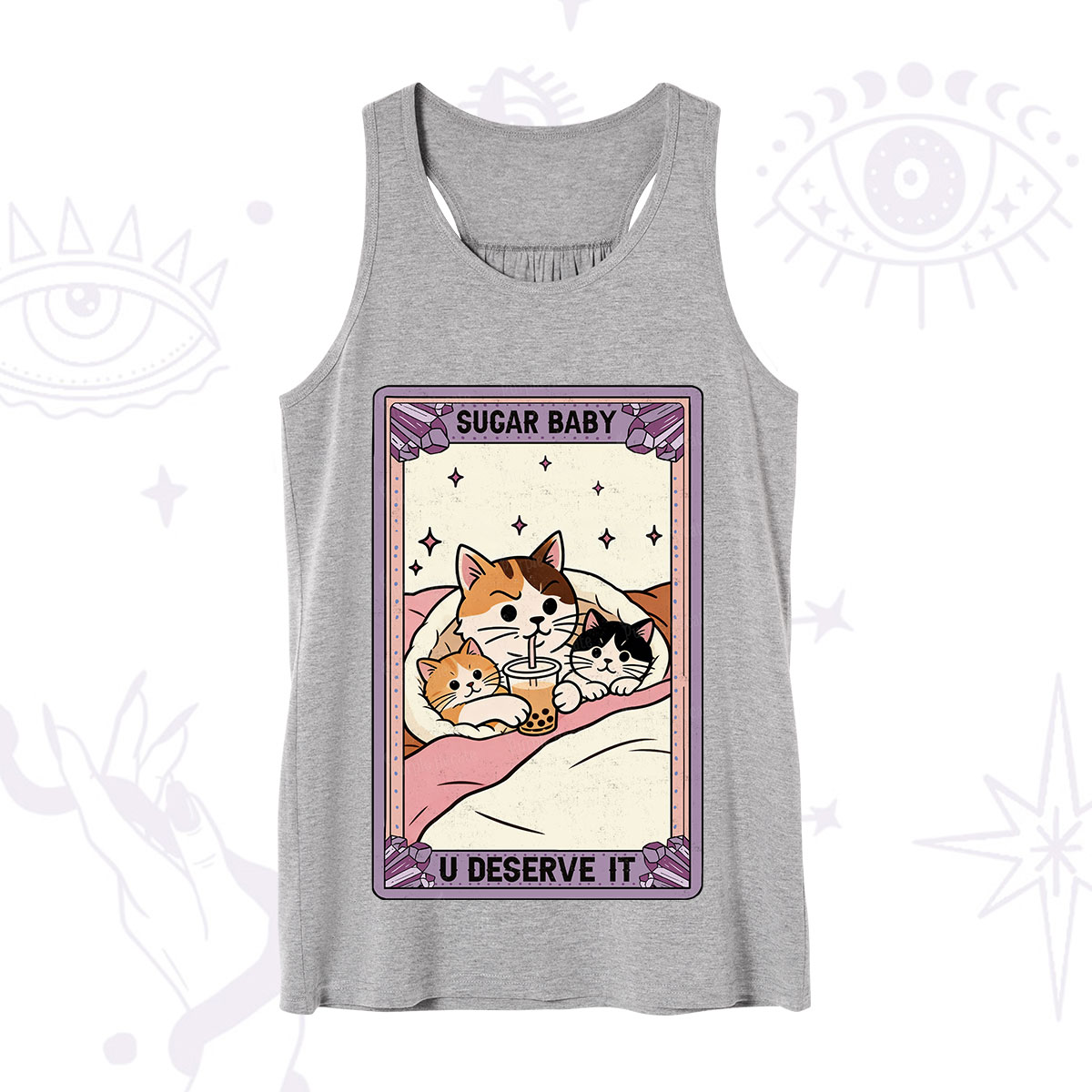 Purplehecate The Sugar Baby Cat Tarot Tank