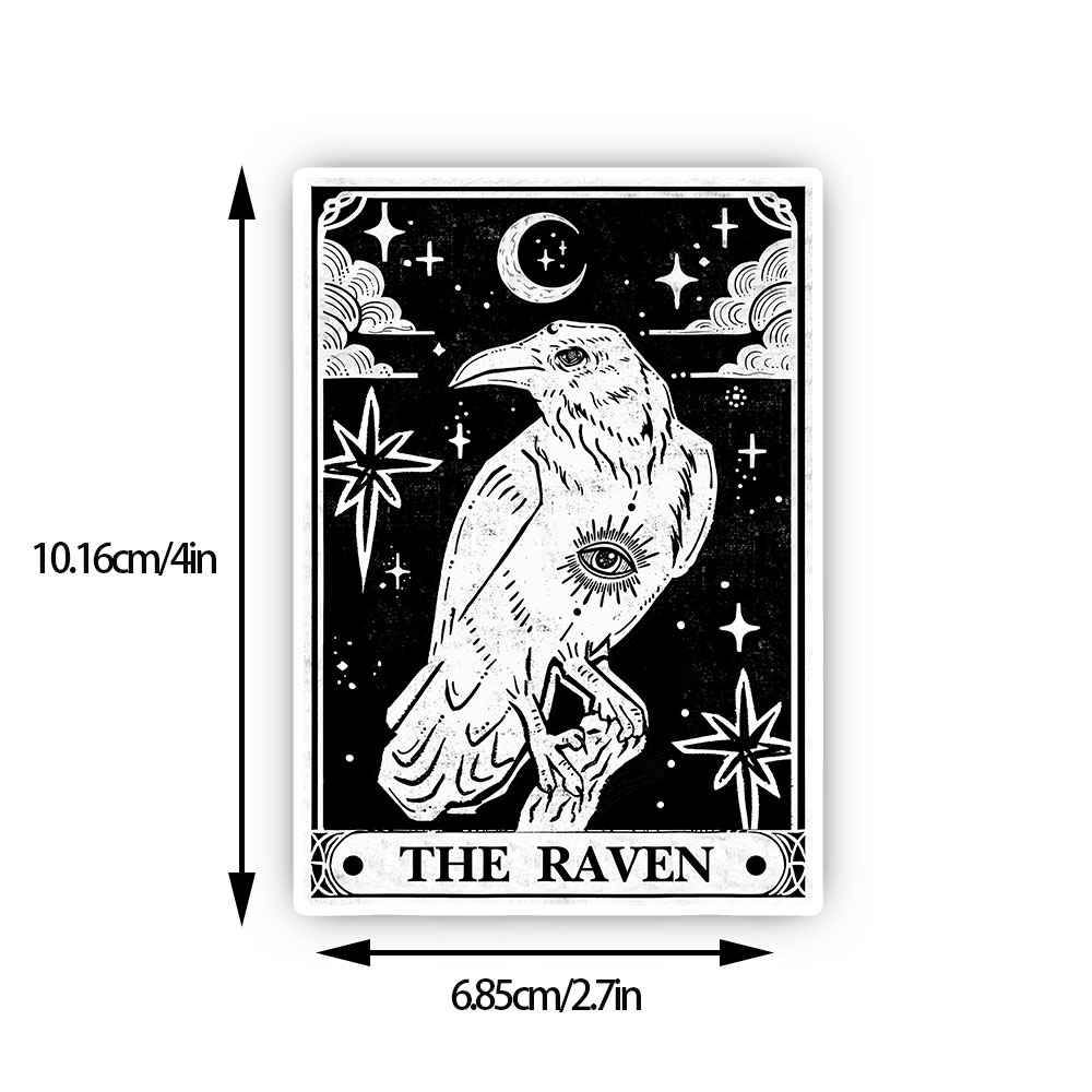 Purplehecate The Raven Tarot Sticker