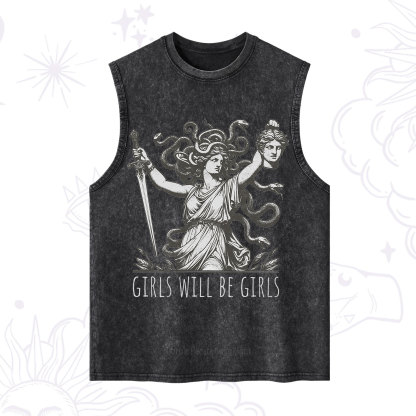 Purplehecate Girls Will Be Girls Medusa Washed Tank