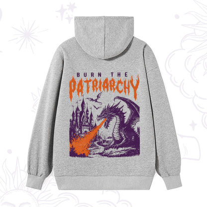 Purplehecate Burn the Patriarchy Dragon Hoodie