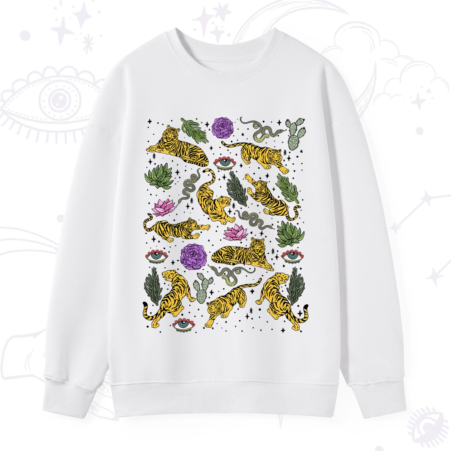 Purplehecate Desert Tiger Sweatshirt