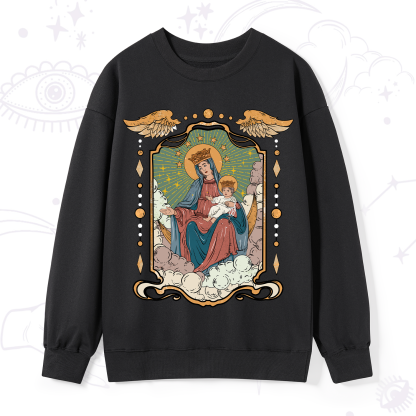 Purplehecate The Lady Of the Rosary Sweatshirt