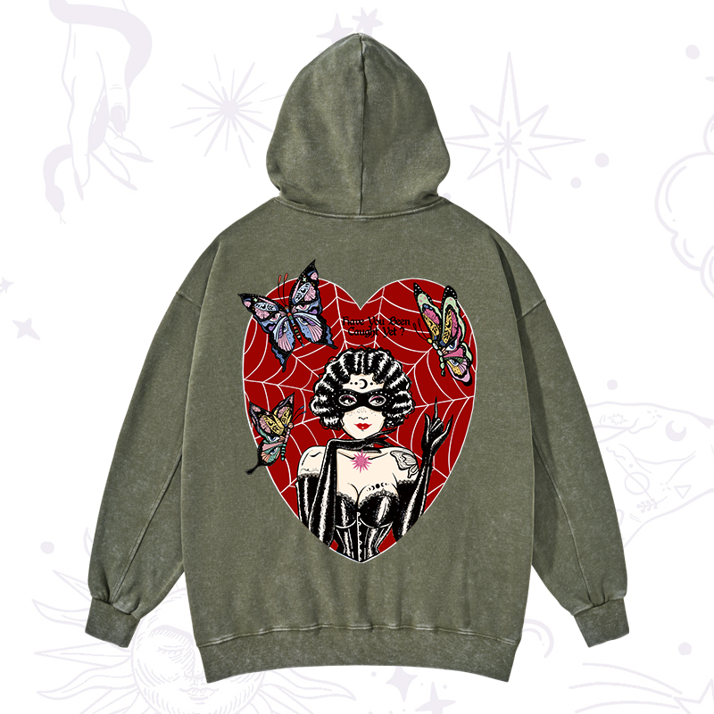 Purplehecate Dark Phantom Washed Hoodie