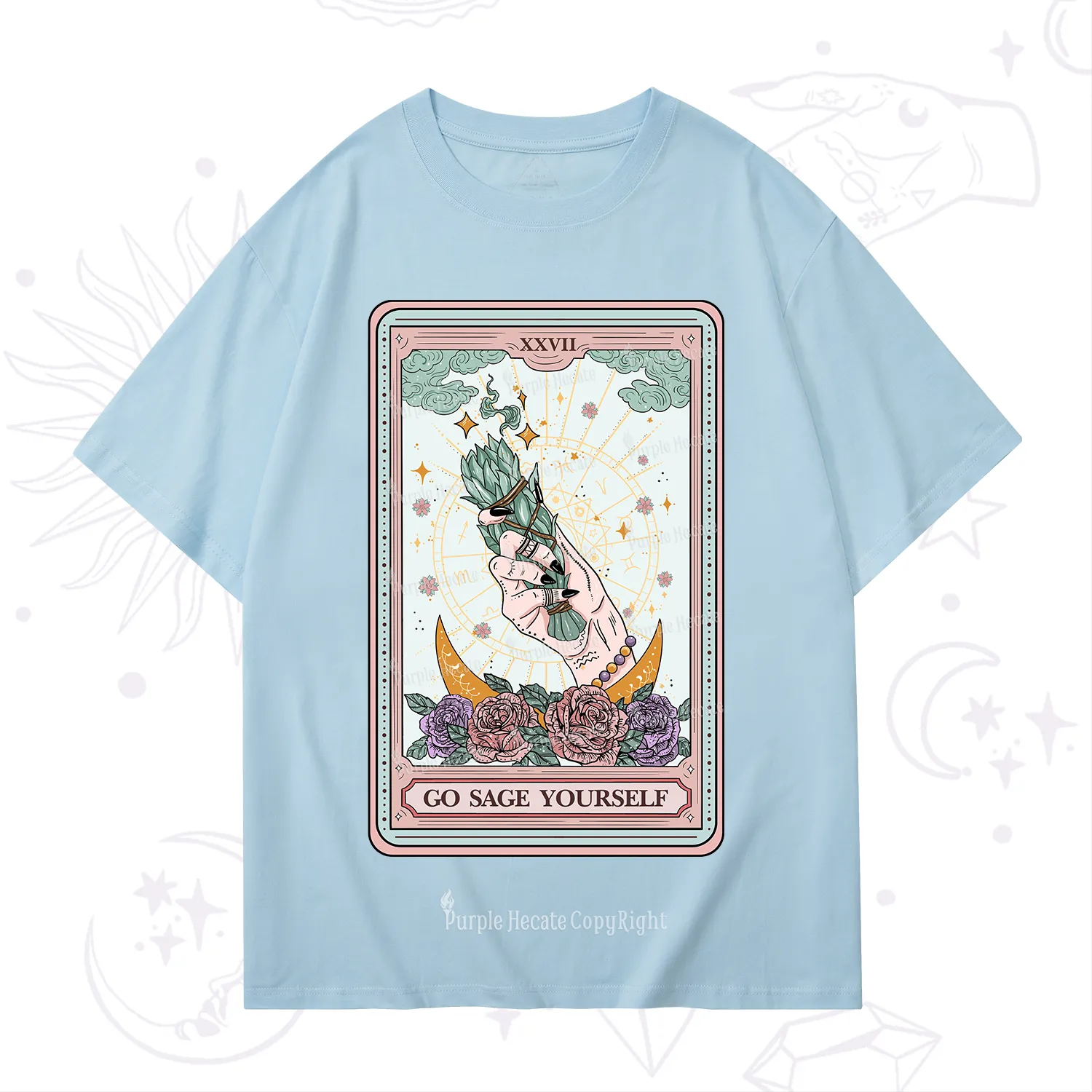 Purplehecate The Go Sage Yourself Tarot T-Shirt