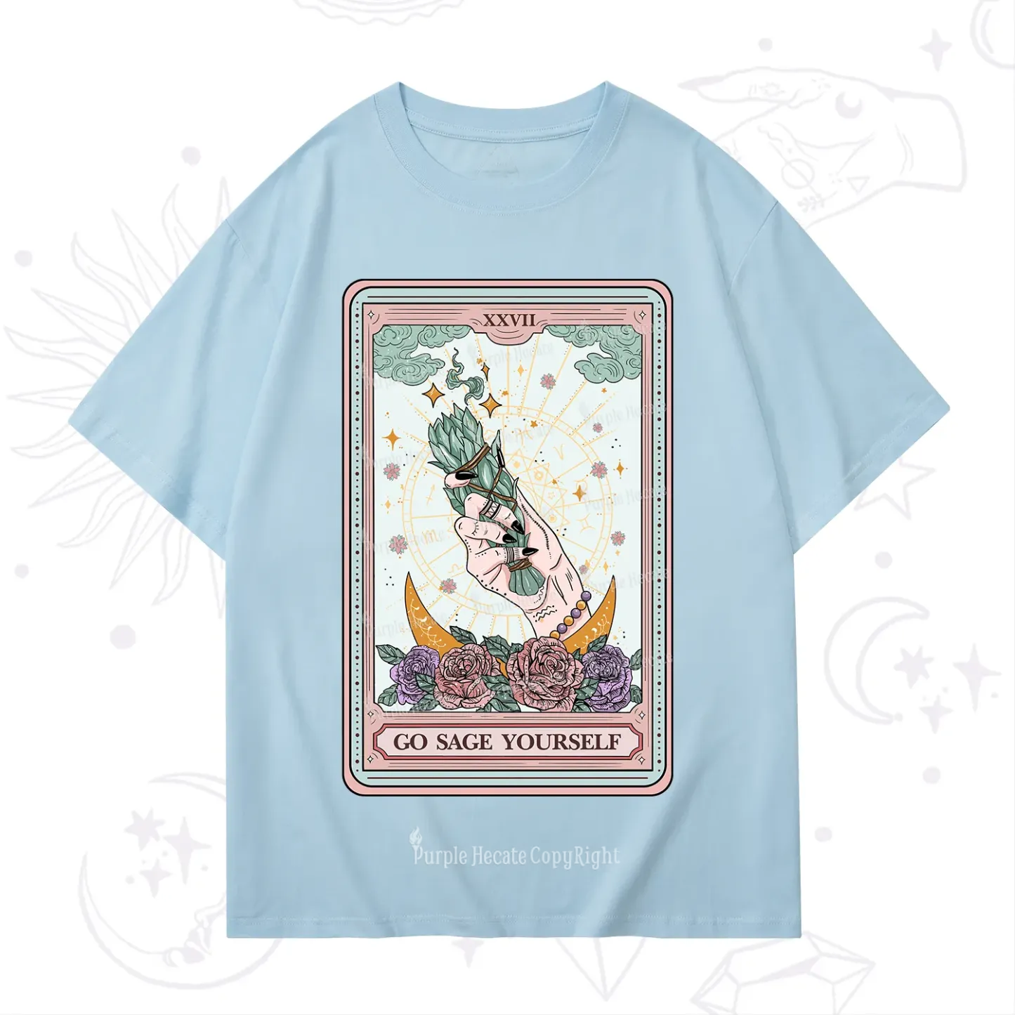Purplehecate The Go Sage Yourself Tarot T-Shirt