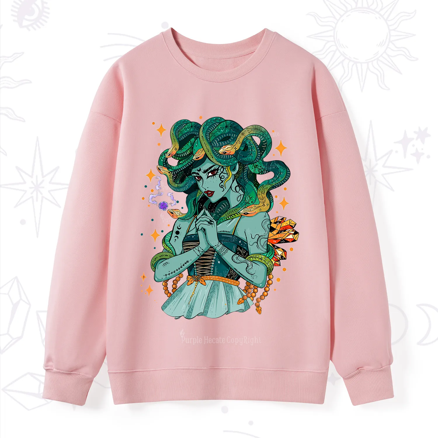 Purplehecate The Gorgon Medusa Sweatshirt
