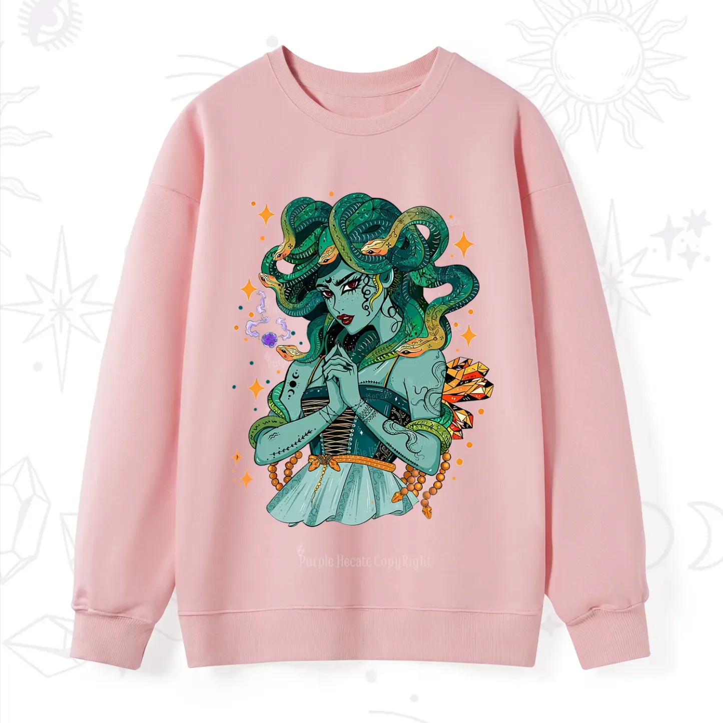 Purplehecate The Gorgon Medusa Sweatshirt