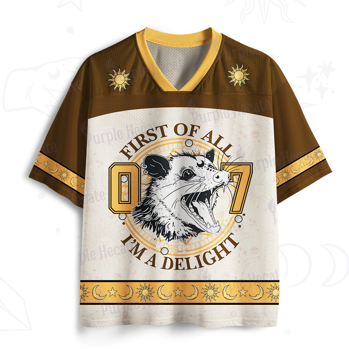 Purplehecate First of All I’m a Delightful No.07 Mesh Jersey