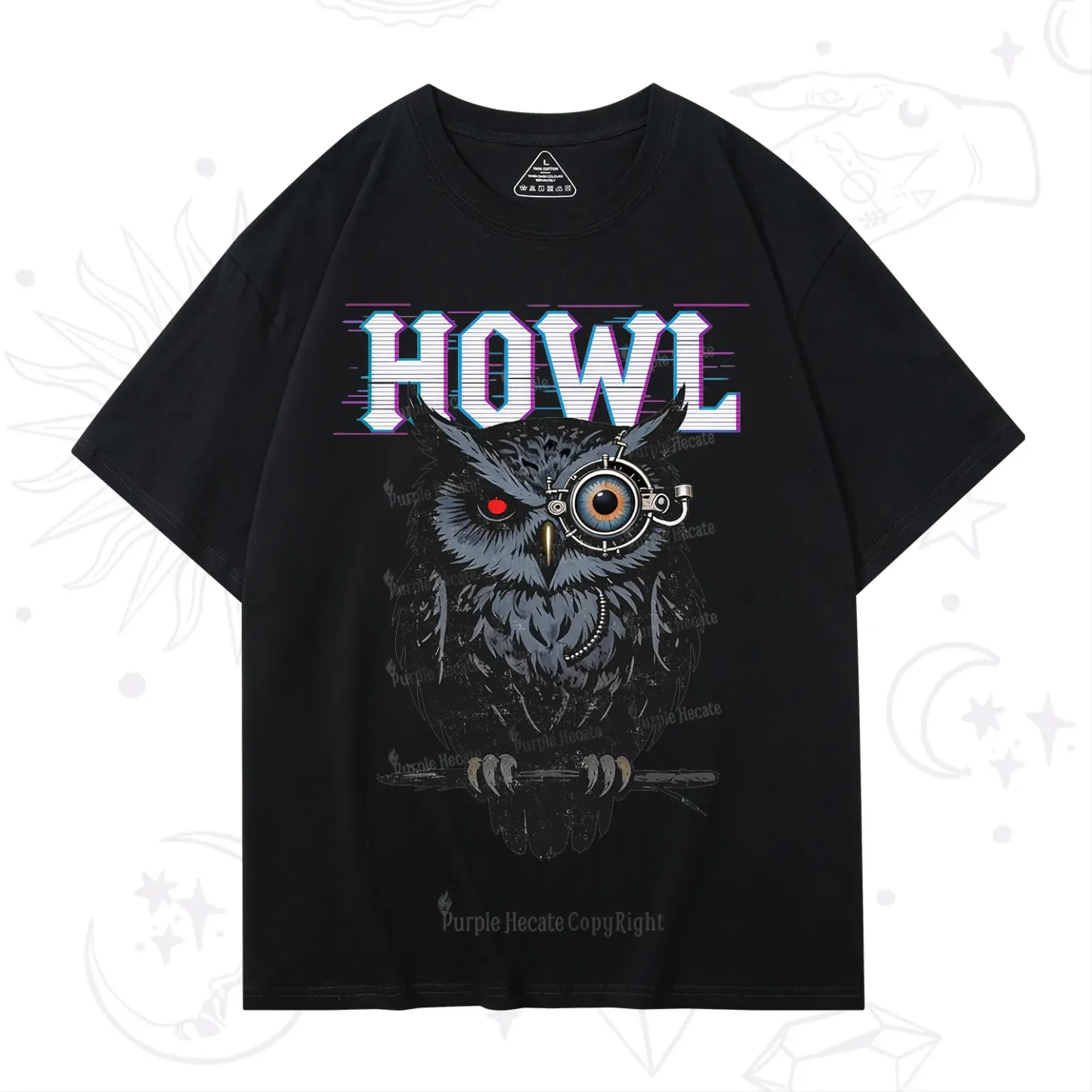 Purplehecate Howl Owl T-Shirt
