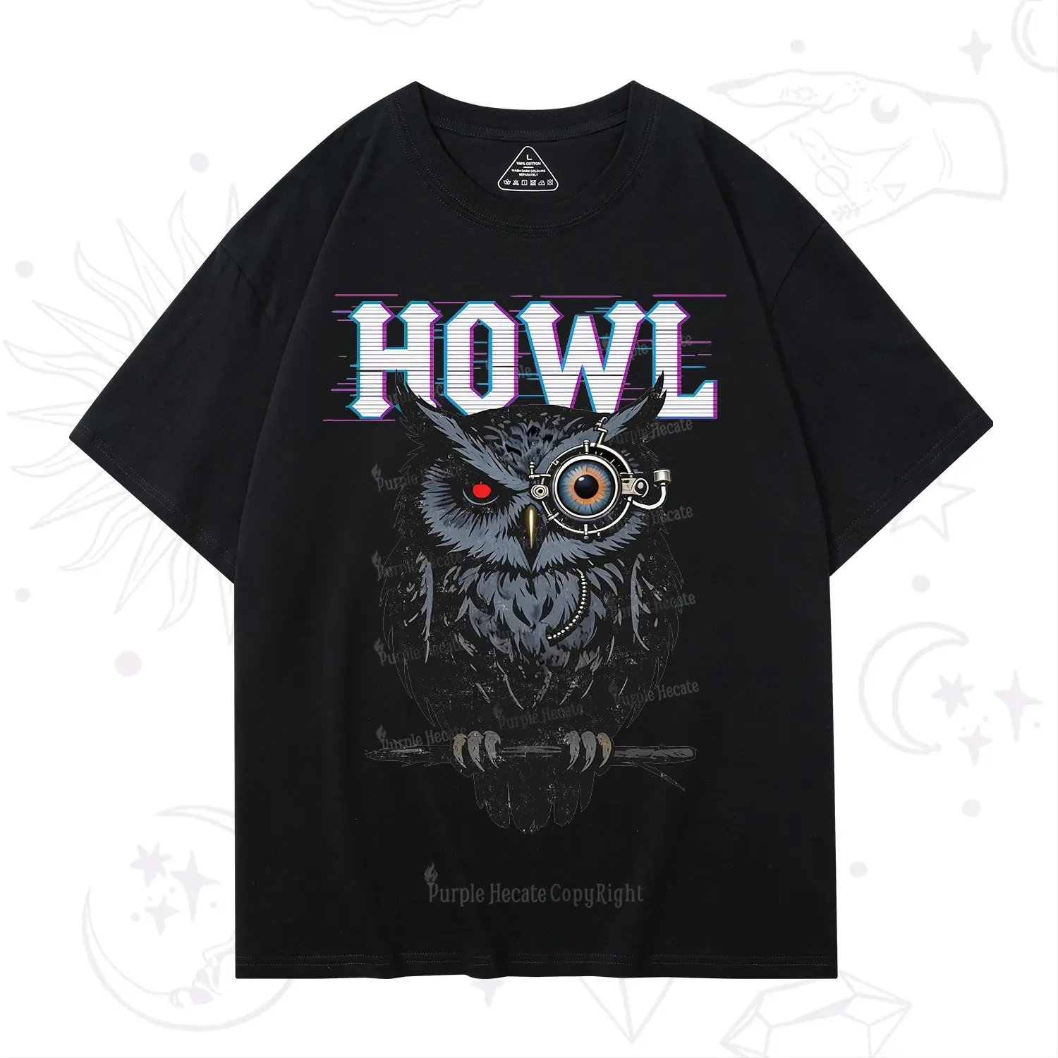 Purplehecate Howl Owl T-Shirt