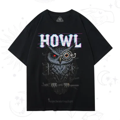 Purplehecate Howl Owl T-Shirt