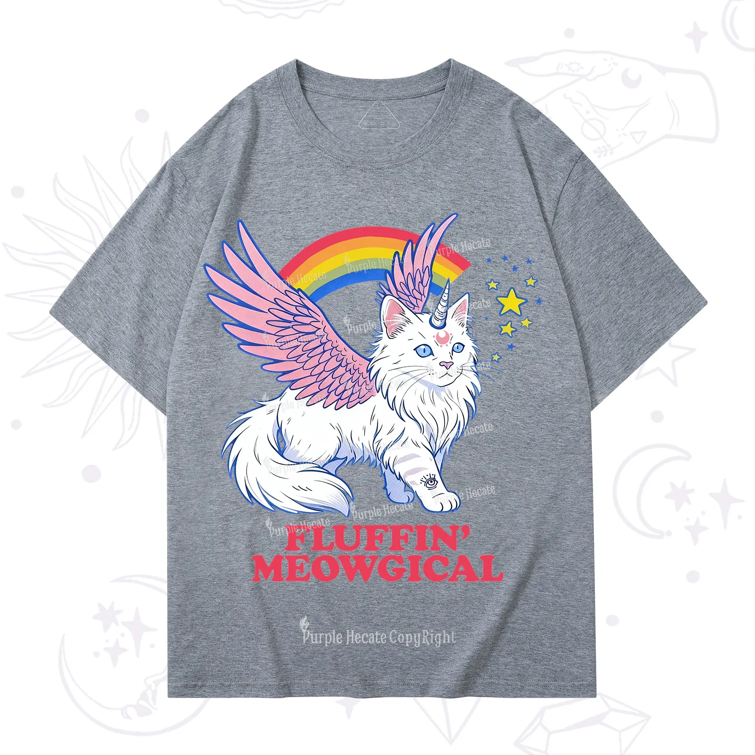Purplehecate Fluffin Meowgical T-Shirt