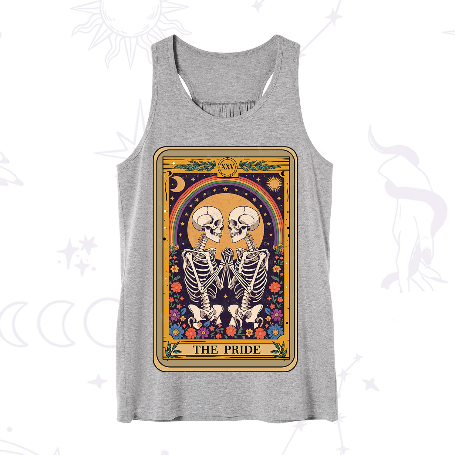 Purplehecate The Pride Skeleton Tarot Tank