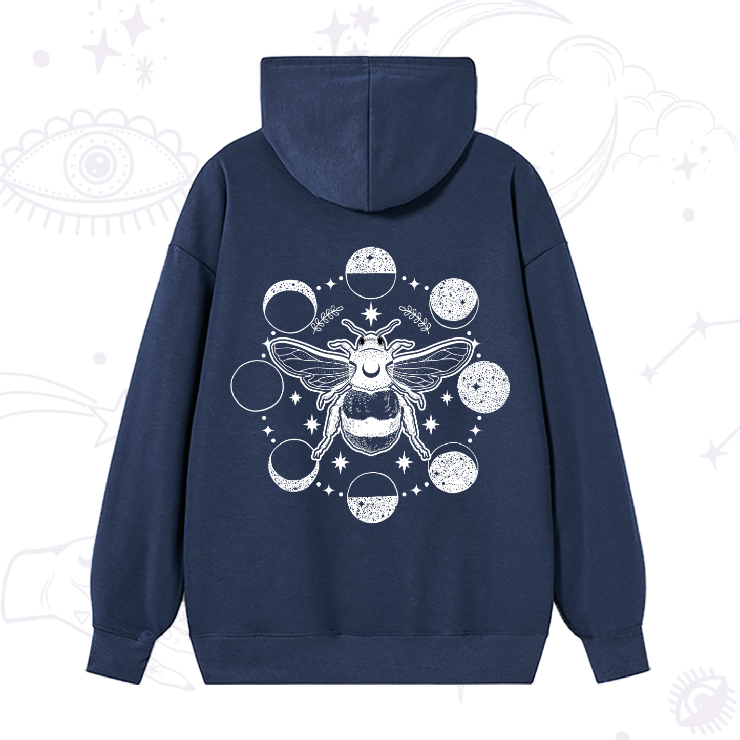 Purplehecate Moon Bee Hoodie