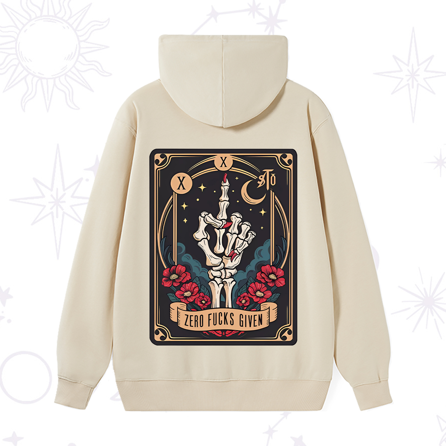 Purplehecate The Zero Fucks Given Hoodie