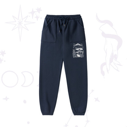 Purplehecate Celestial Frog Mushrooms Fleece Hoodie Suit