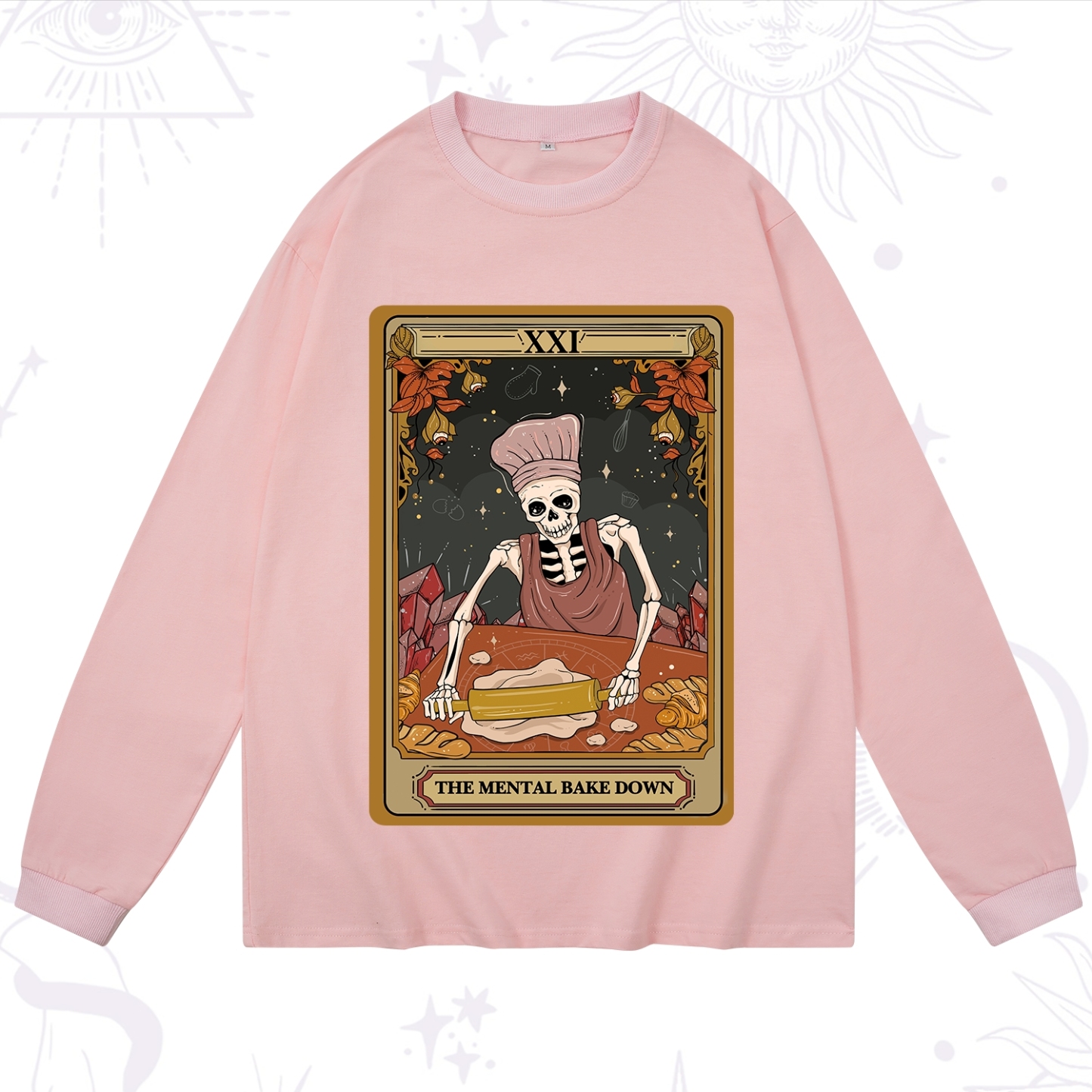 Purplehecate The Mental Bake Down Tarot Long Sleeve T-Shirt