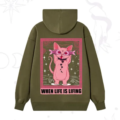 Purplehecate When Life Is Lifting Hoodie