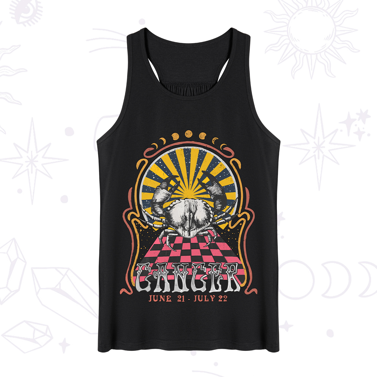 Purplehecate Cancer Crew Zodiac Tank