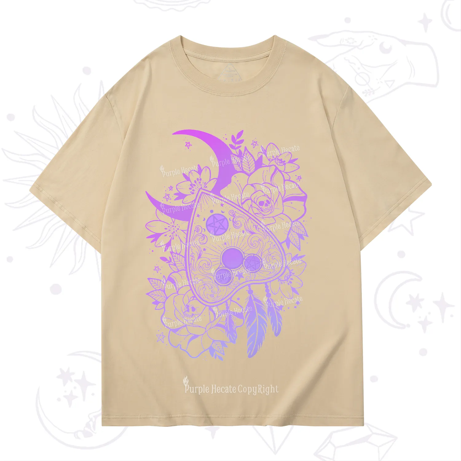 Purplehecate Neon Ouija T-Shirt