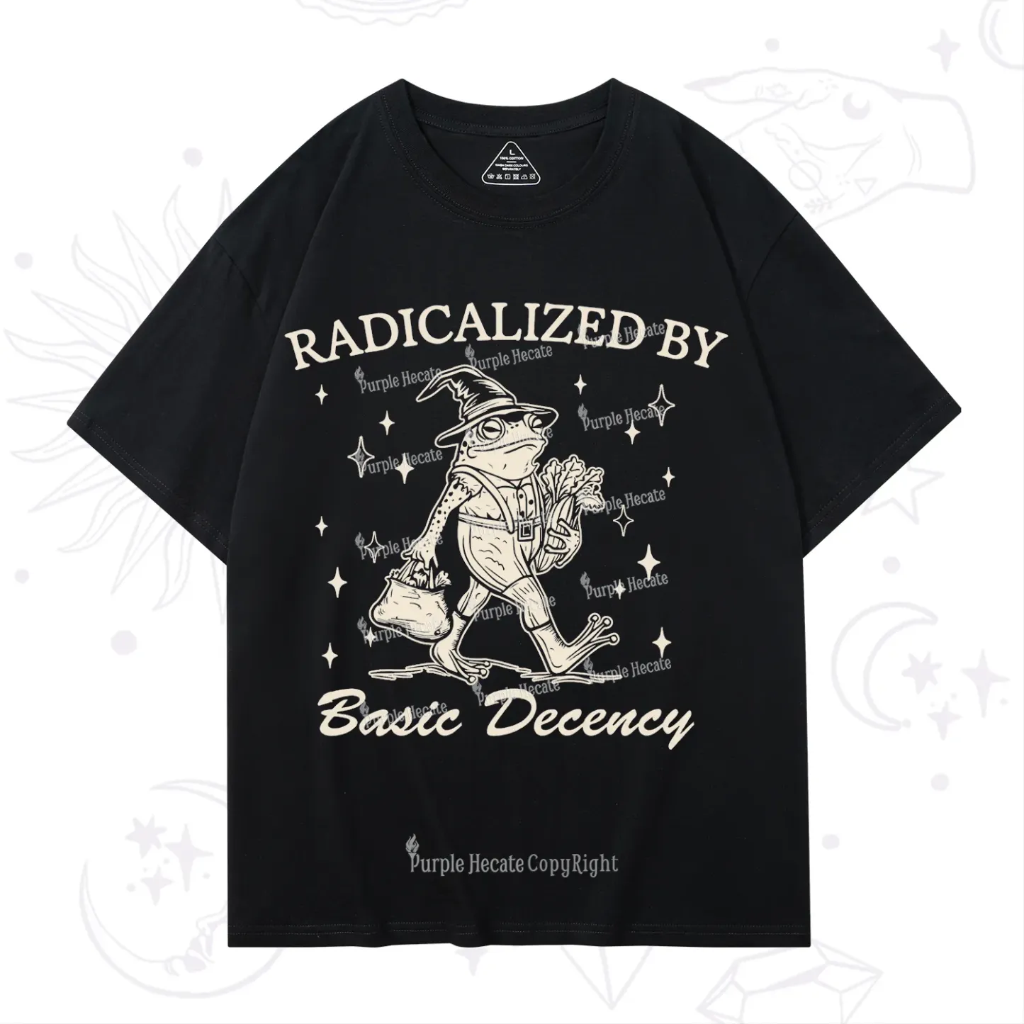 Purplehecate Radicalized By Basic Decency T-Shirt