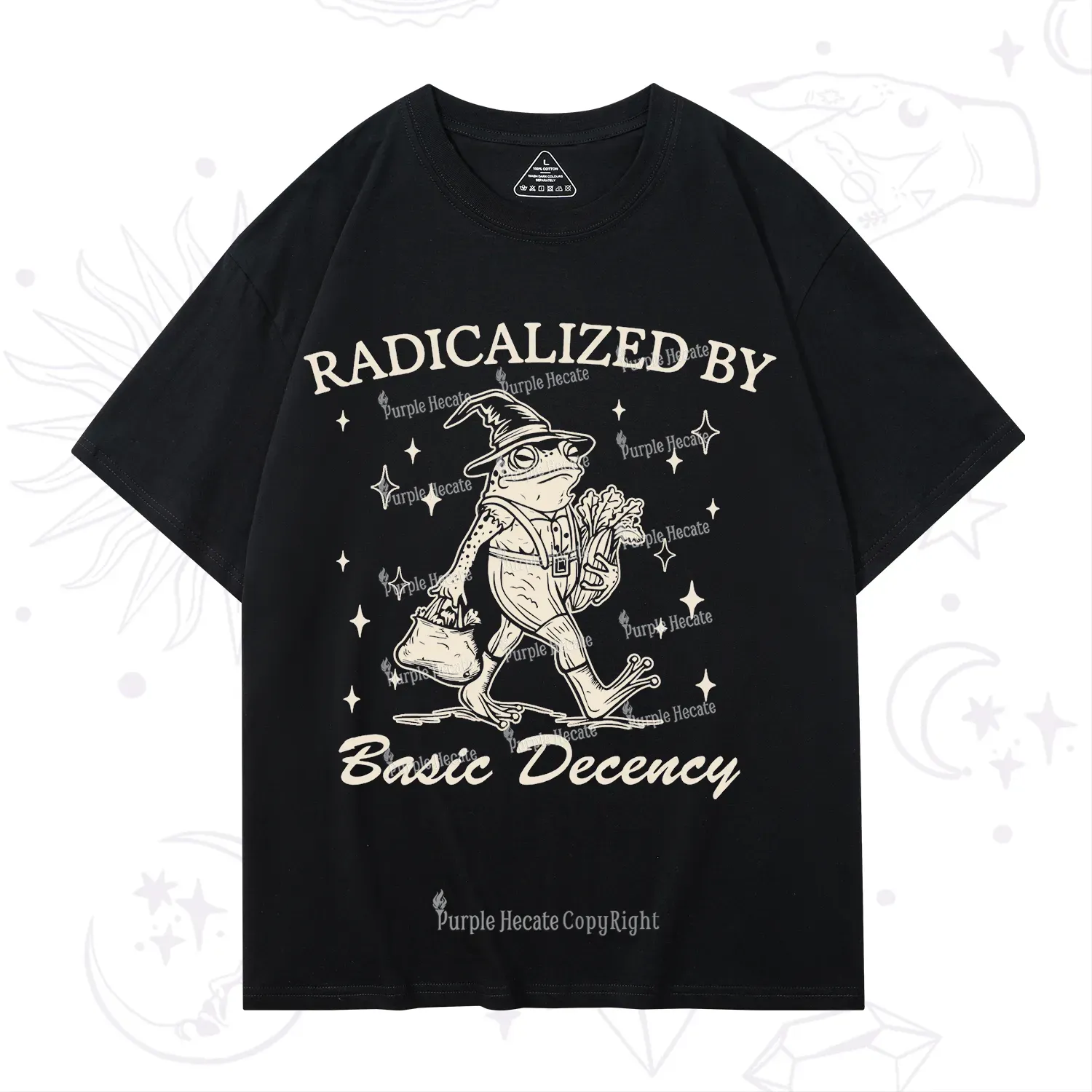 Purplehecate Radicalized By Basic Decency T-Shirt