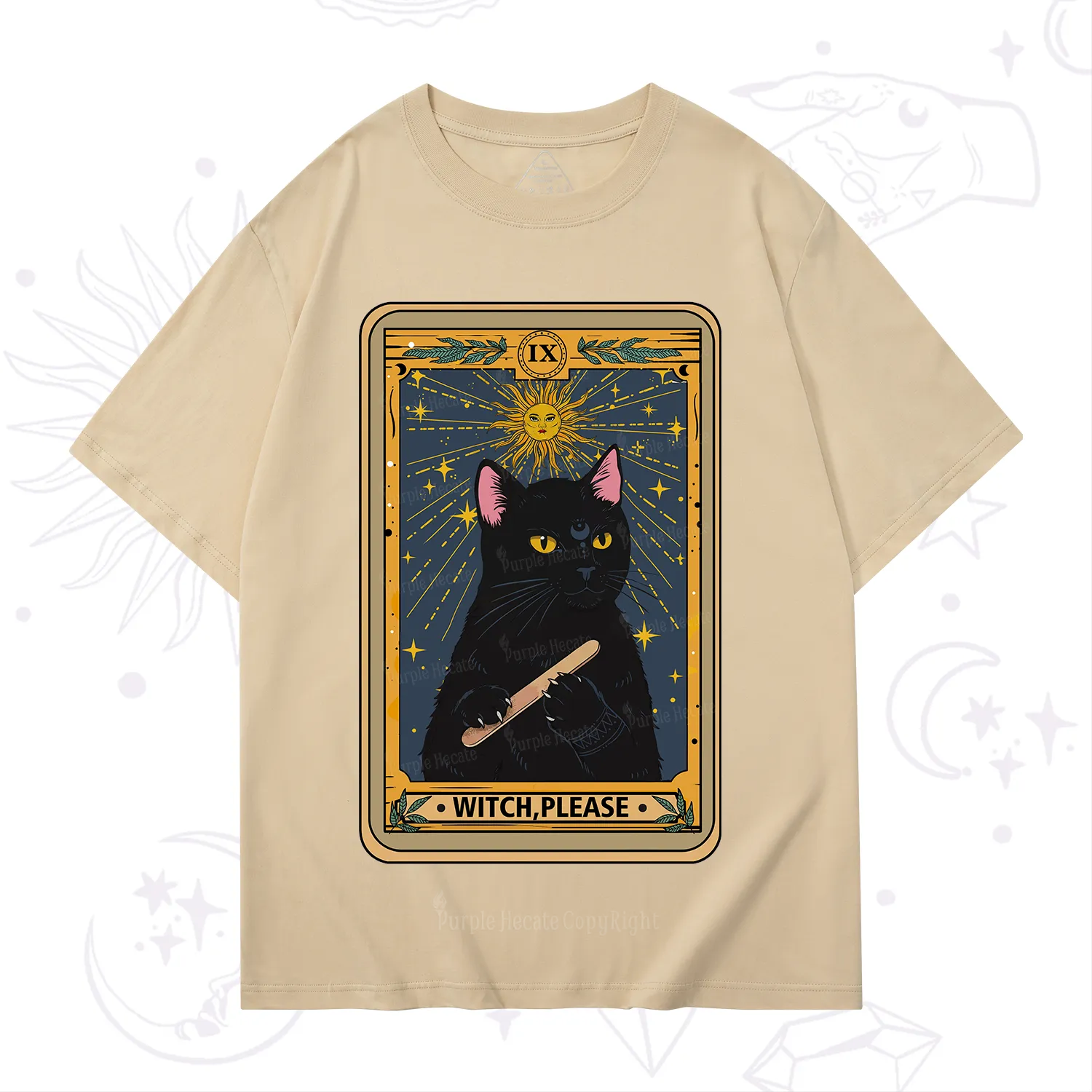 Purplehecate The Witch Please Tarot T-Shirt