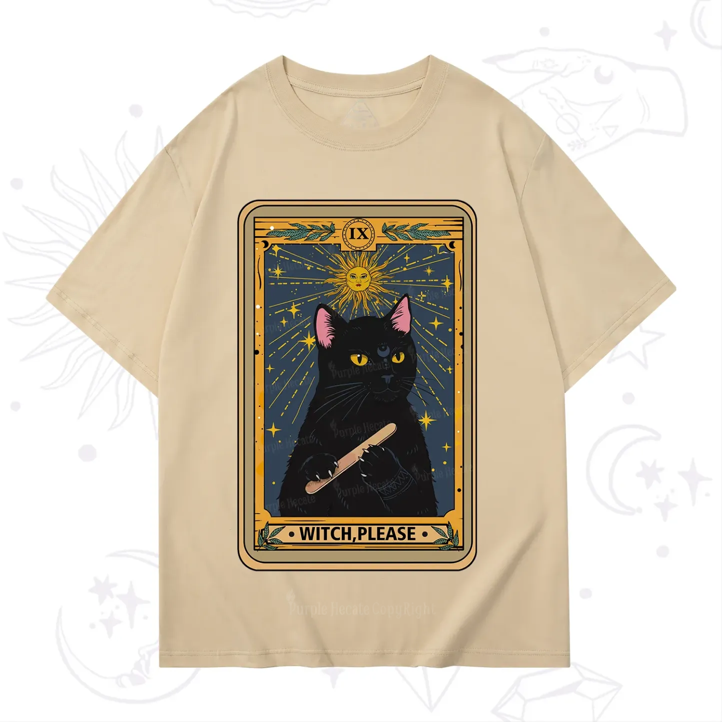 Purplehecate The Witch Please Tarot T-Shirt
