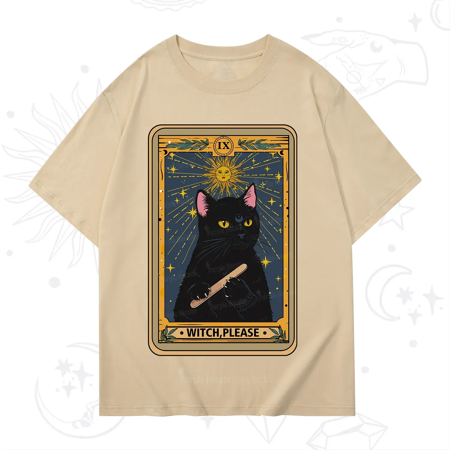 Purplehecate The Witch Please Tarot T-Shirt