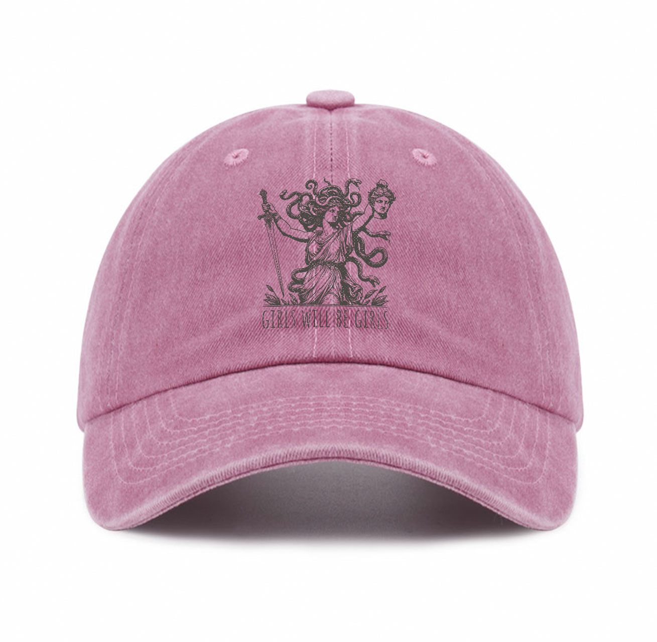 Purplehecate Girls Will Be Girls Medusa Baseball Cap
