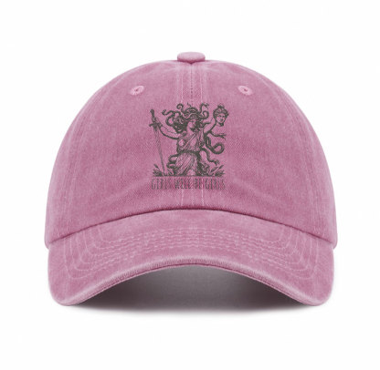 Purplehecate Girls Will Be Girls Medusa Baseball Cap