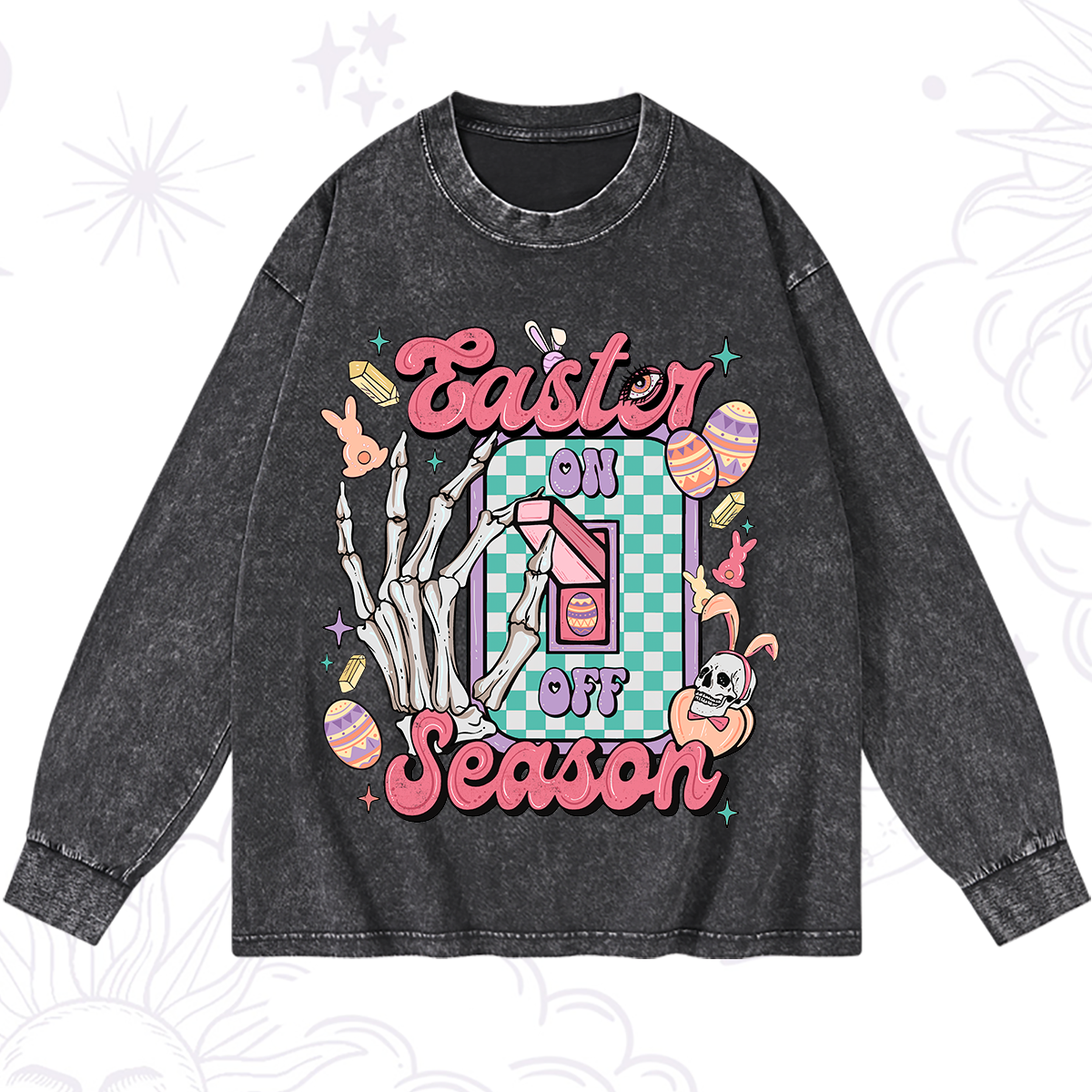 Purplehecate Easter Season Washed Long Sleeve Shirt