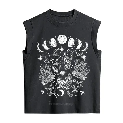 Purplehecate Reach For The Moon Vintage Washed Tank