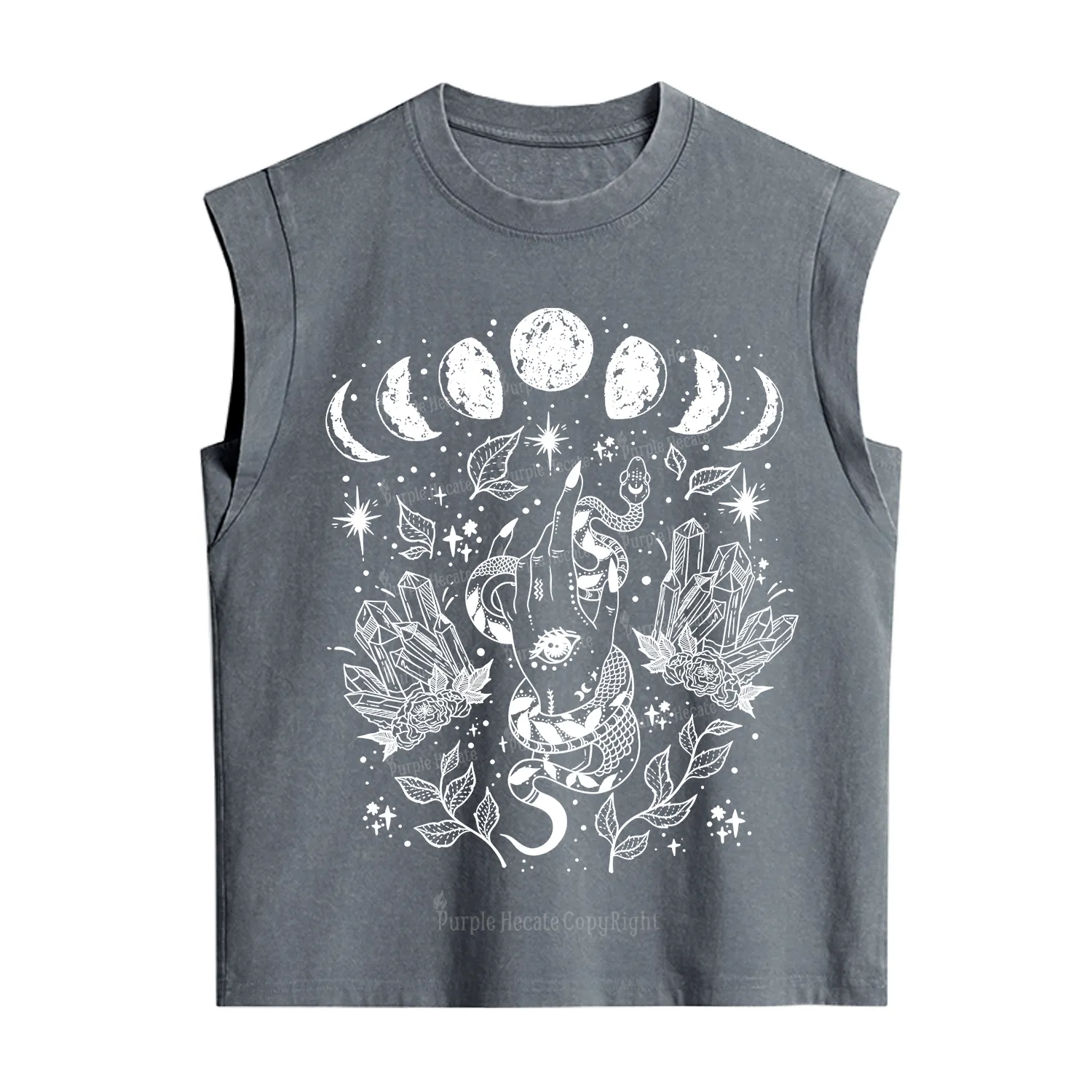 Purplehecate Reach For The Moon Vintage Washed Tank