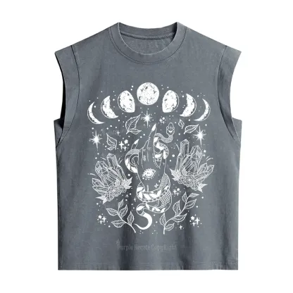 Purplehecate Reach For The Moon Vintage Washed Tank
