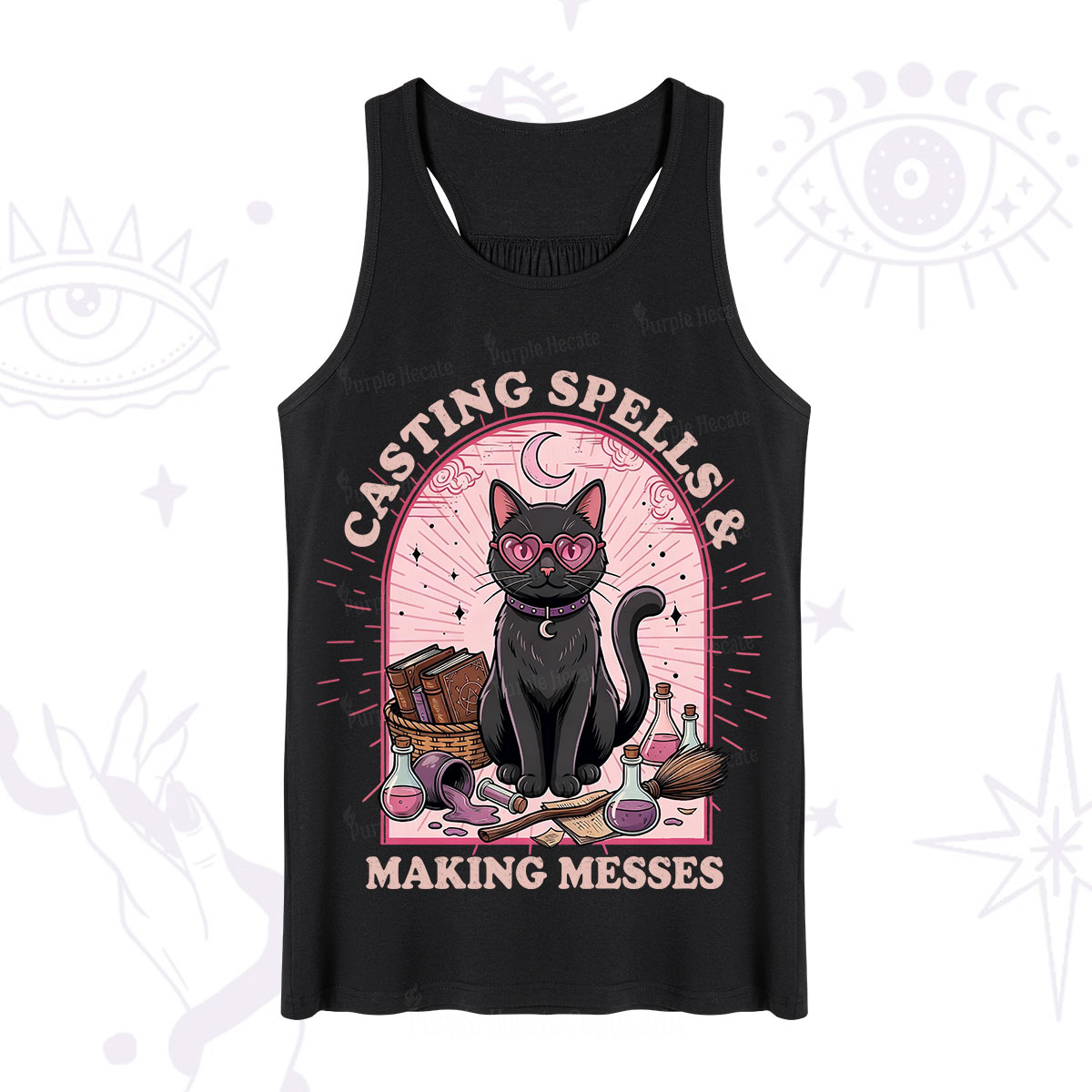 Purplehecate Casting Spells Making Messes Cat Tank