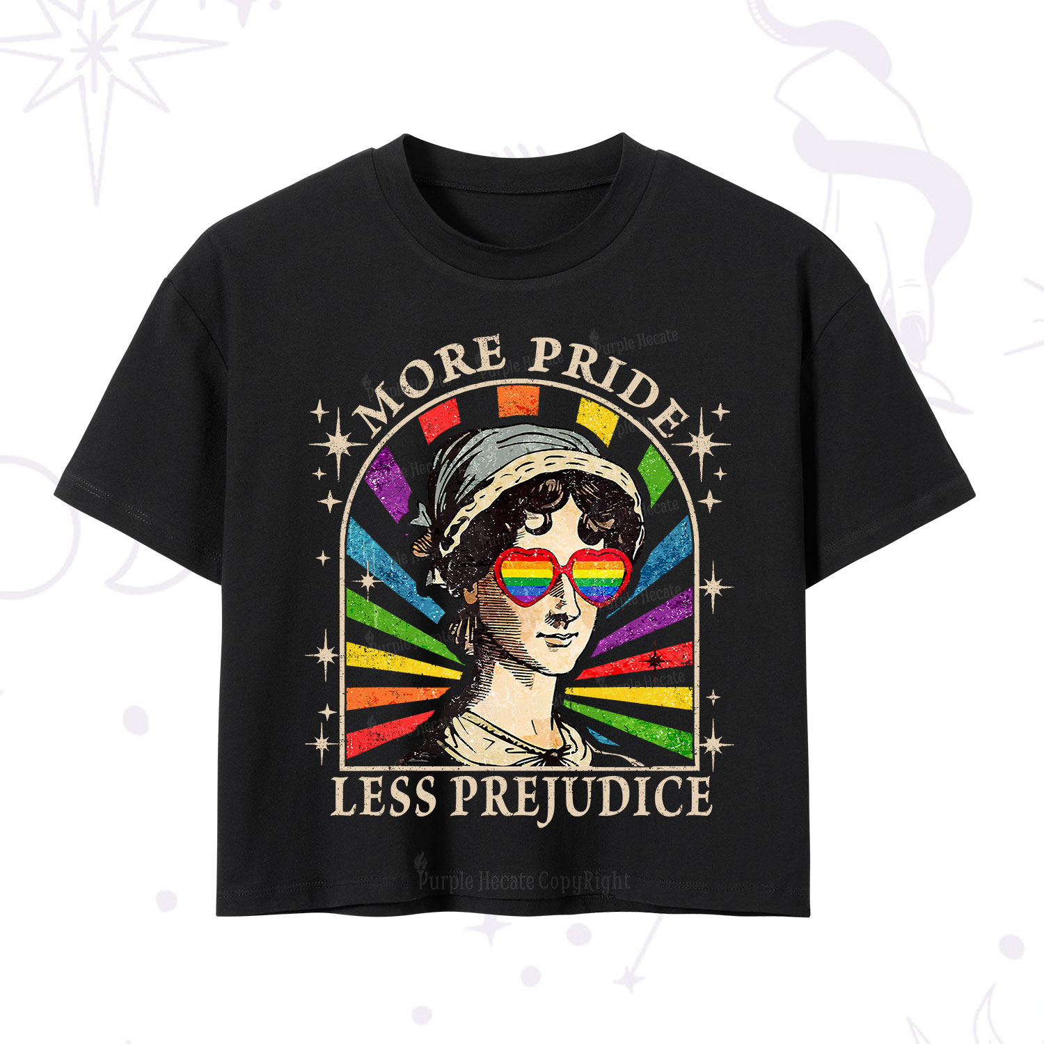 Purplehecate More Pride Less Prejudice Crop T-Shirt