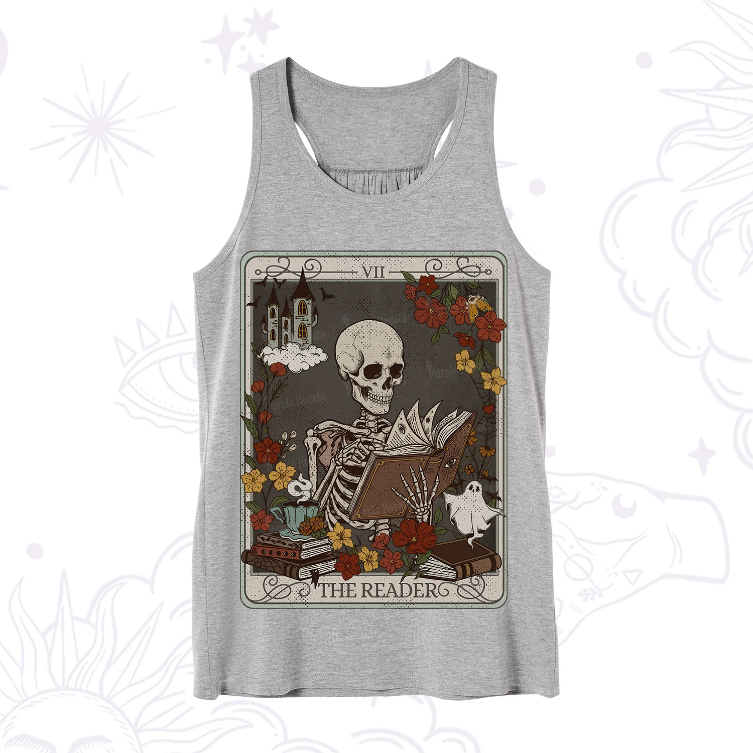 Purplehecate The Reader Tarot Card Tank