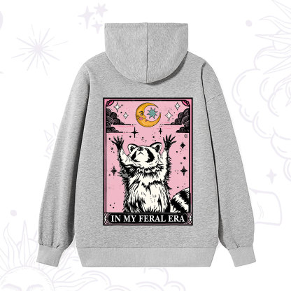 Purplehecate The In My Feral Era Tarot Raccoon Hoodie