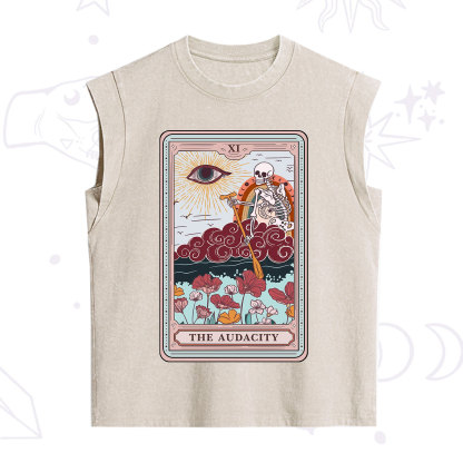 Purplehecate The Audacity Tarot Card Vintage Washed Tank