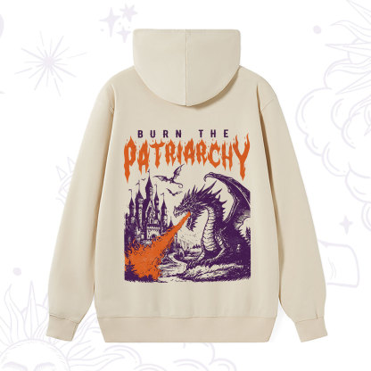 Purplehecate Burn the Patriarchy Dragon Hoodie