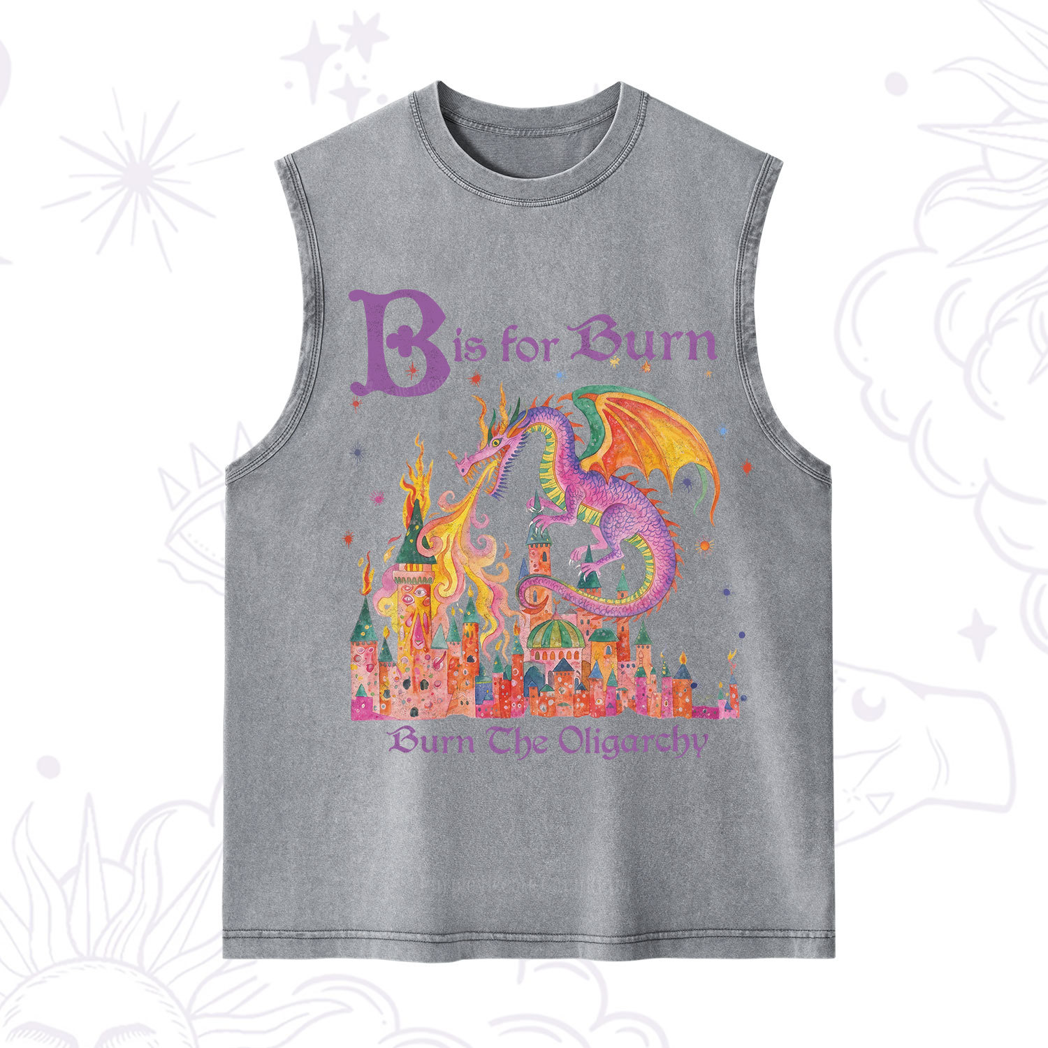 Purplehecate Burn The Oligarchy Washed Tank