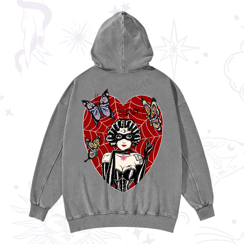 Purplehecate Dark Phantom Washed Hoodie