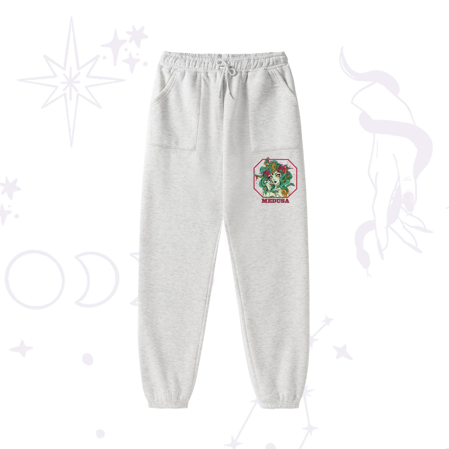 Purplehecate The Greek Goddess Medusa Fleece Hoodie Suit