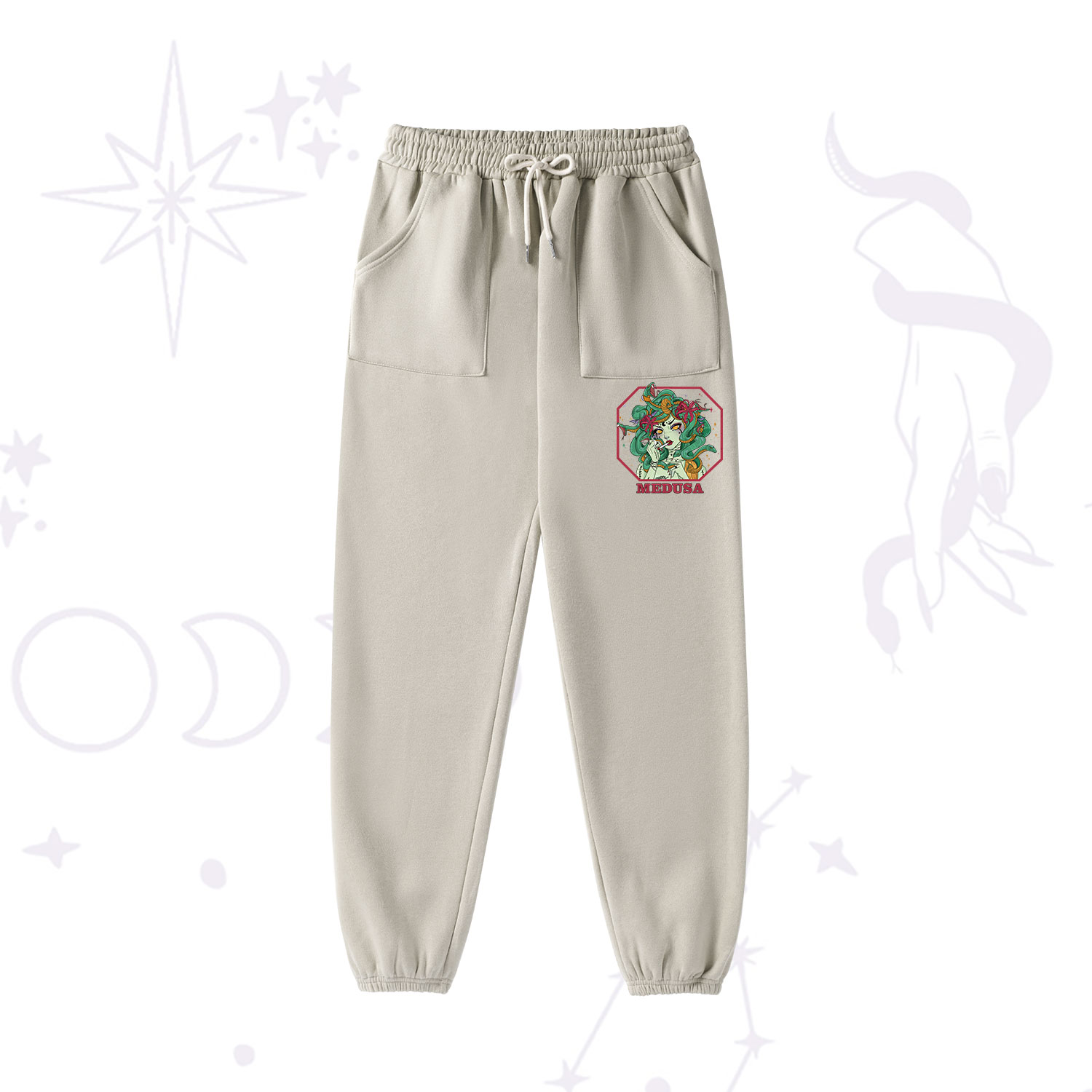 Purplehecate The Greek Goddess Medusa Fleece Hoodie Suit