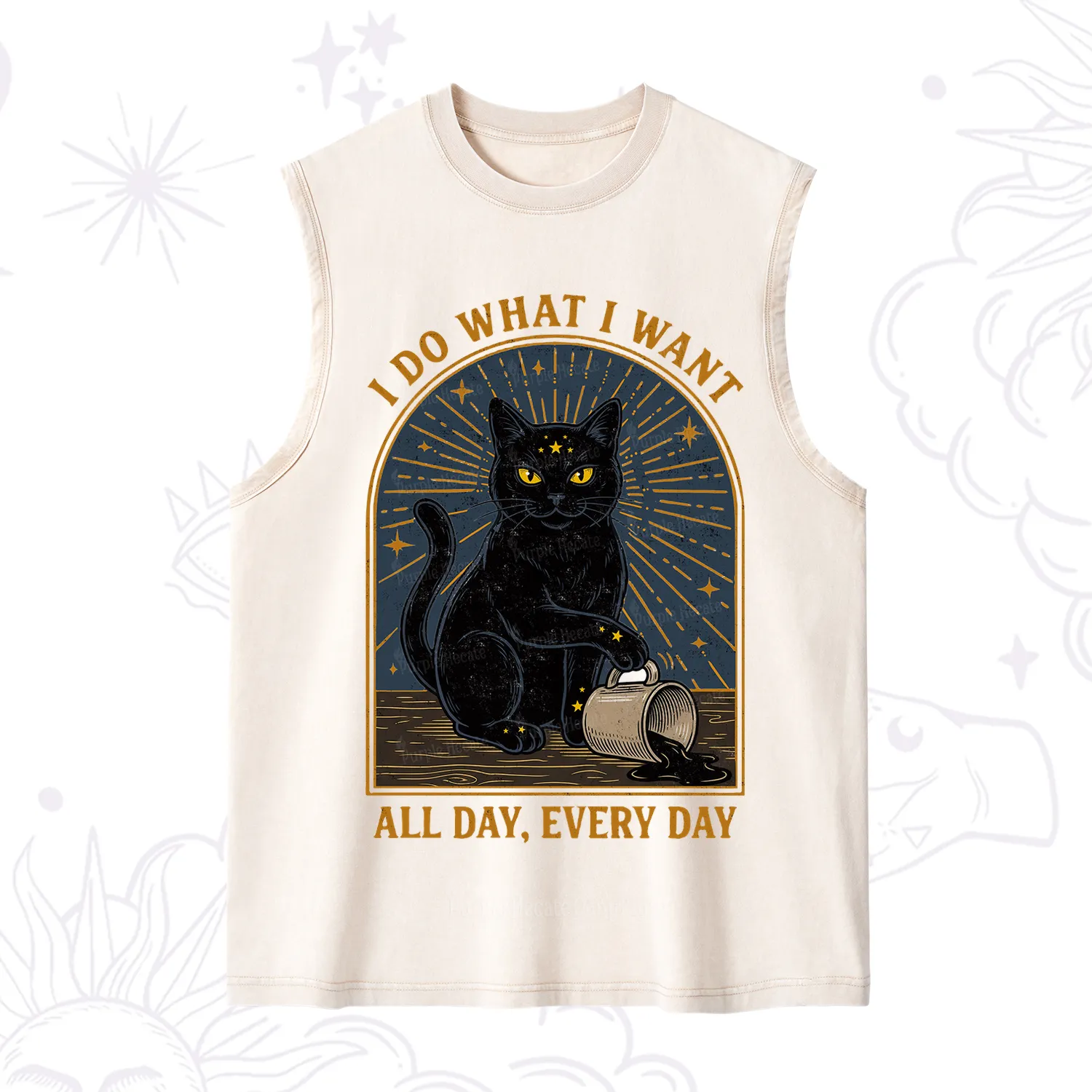 Purplehecate I Do What I What All Day Washed Tank