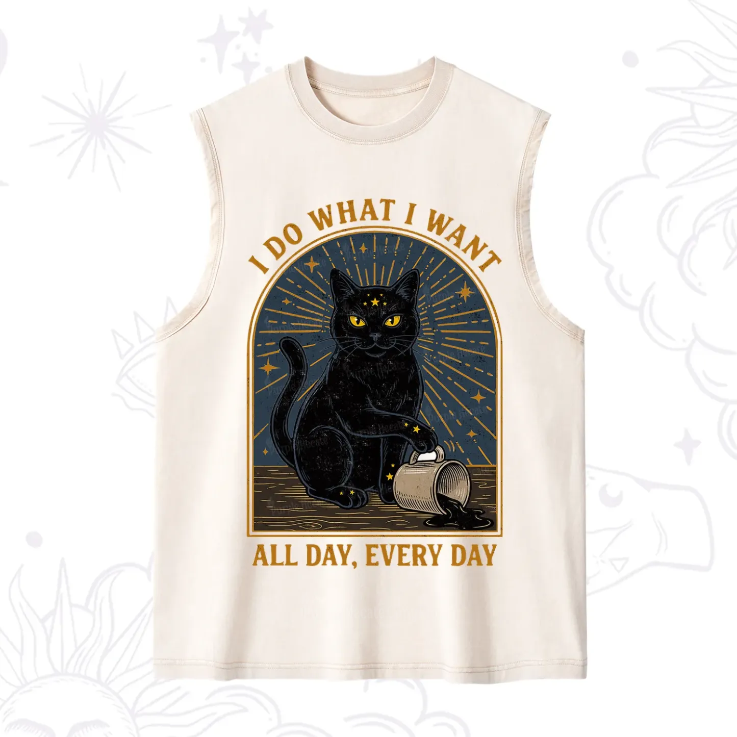 Purplehecate I Do What I What All Day Washed Tank