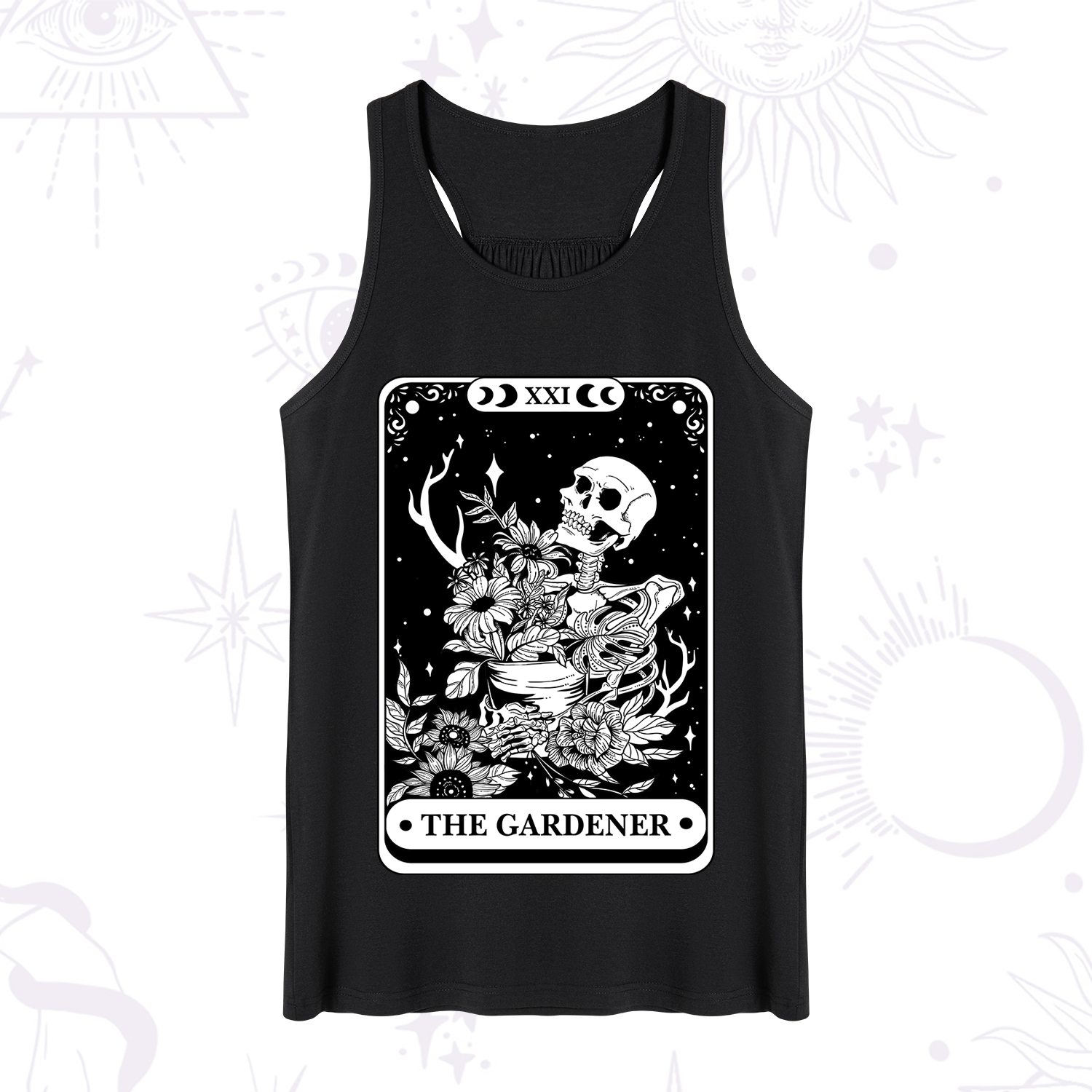 Purplehecate The Gardener Tarot Card Tank